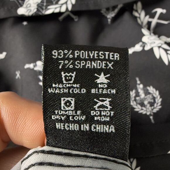 NWOT Dixxon 'The Candle' Men's Button-Up Short Sleeve Shirt - Small - Picture 7 of 8